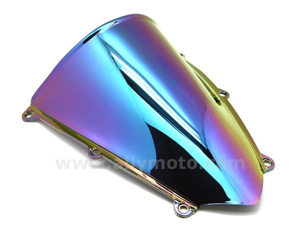 Honda CBR 600 RR Iridium Rainbow Double Bubble Windscreen Shield 2007-2012